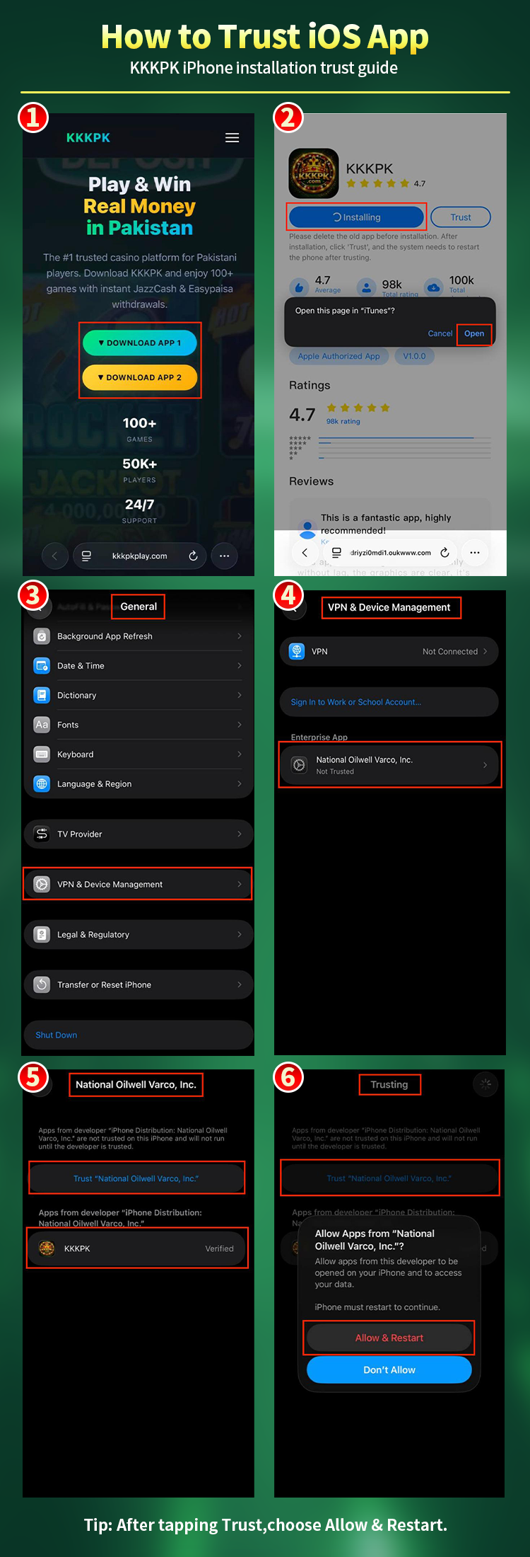 iOS Install Tutorial